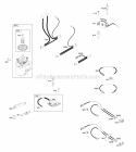 Alternator Electric Starter Ignition Diagram and Parts List for  Briggs and Stratton Engine